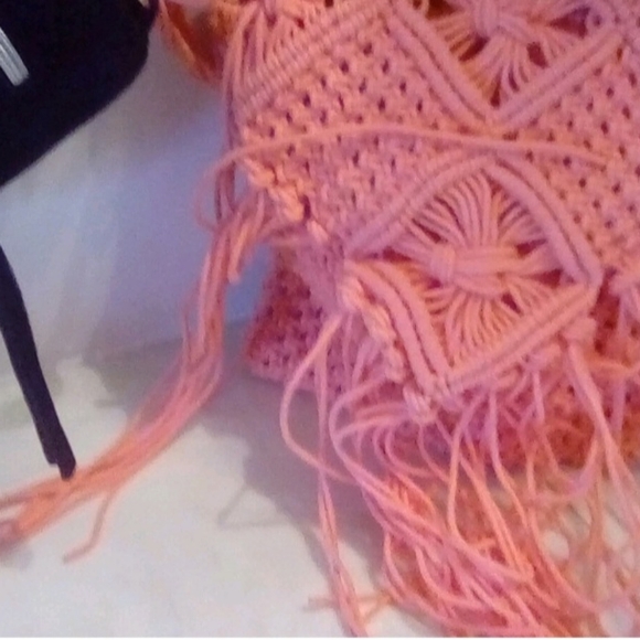 Set Of Three Colorful Boho Crossbody Woven And Faux Suede - Picture 3 of 7